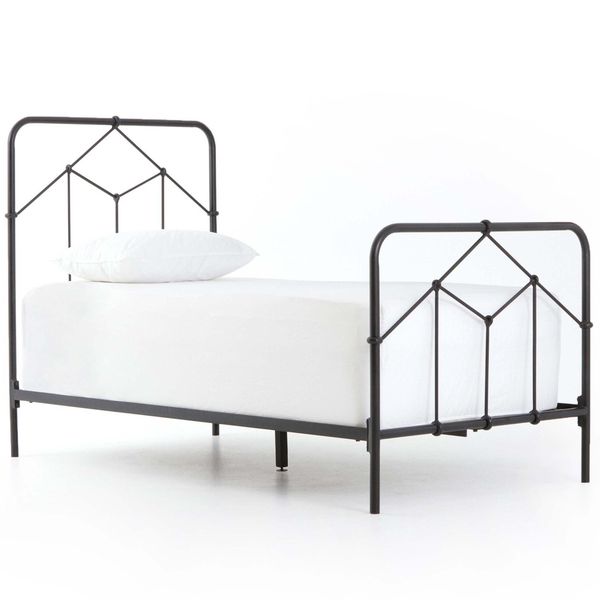 Lit simple Casey, Noir Vintage