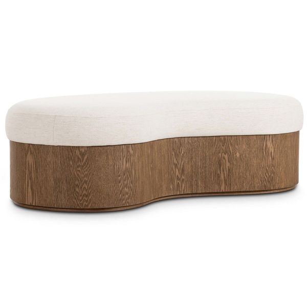 Celeste Cocktail Pouf, Blanc Neige Nomade