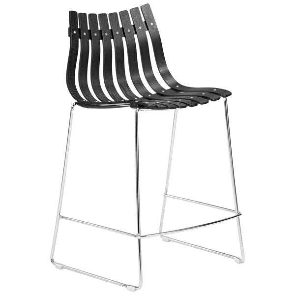 Beaufort Bar & Tabouret de comptoir, Noir