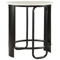 Table Obel d'appoint, Blanc/Noir