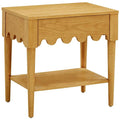 Oodle 1 Drawer Table de chevet, Naturel