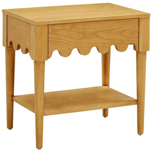 Oodle 1 Drawer Table de chevet, Naturel