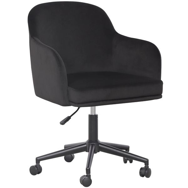 Sydney Bureau Chaise, Noir, Lot de 2