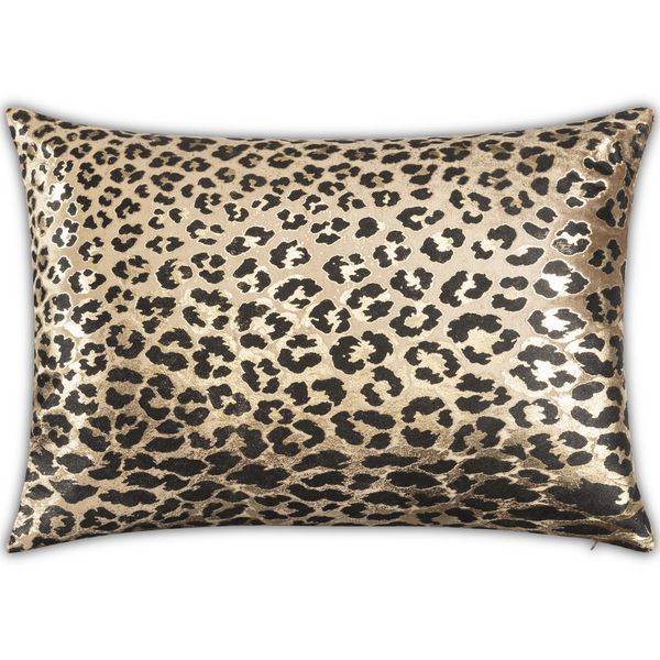 Bryce Animal Print Lumbar Coussin, Or
