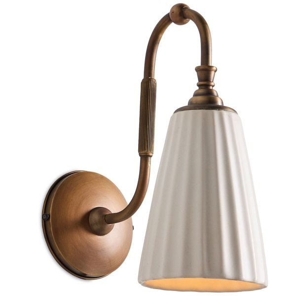 Wilma Sconce, Mat Aged Brass