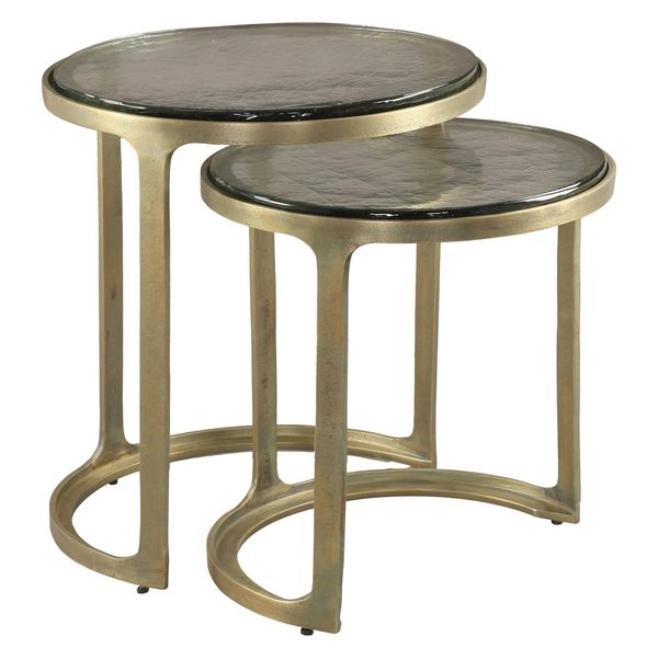 Tessa Nesting Tables, Brass