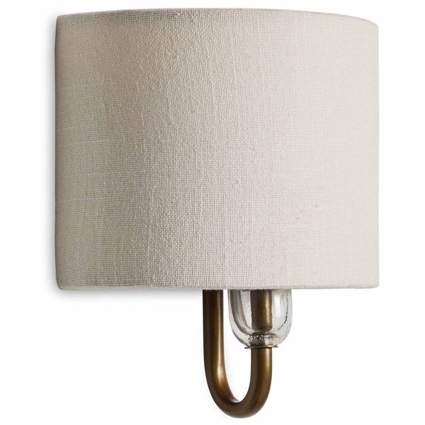 Delina Sconce, Aged Antique Brass