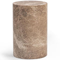 Norfolk Display Pedestal, Marron/Ivory