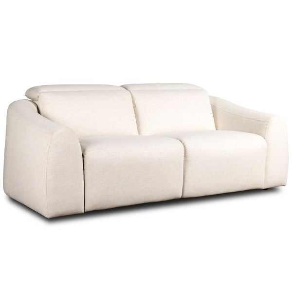 Alondra Power Recliner 2 Piece Sectional, Blanc Neige Nomade