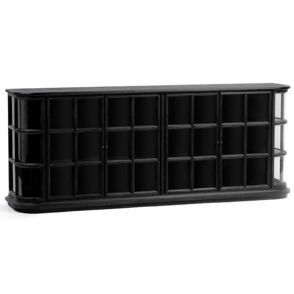 Carson 4 Door Cabinet, Loft Noir